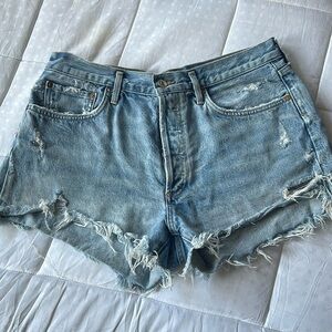 Agolde cut off shorts size 31